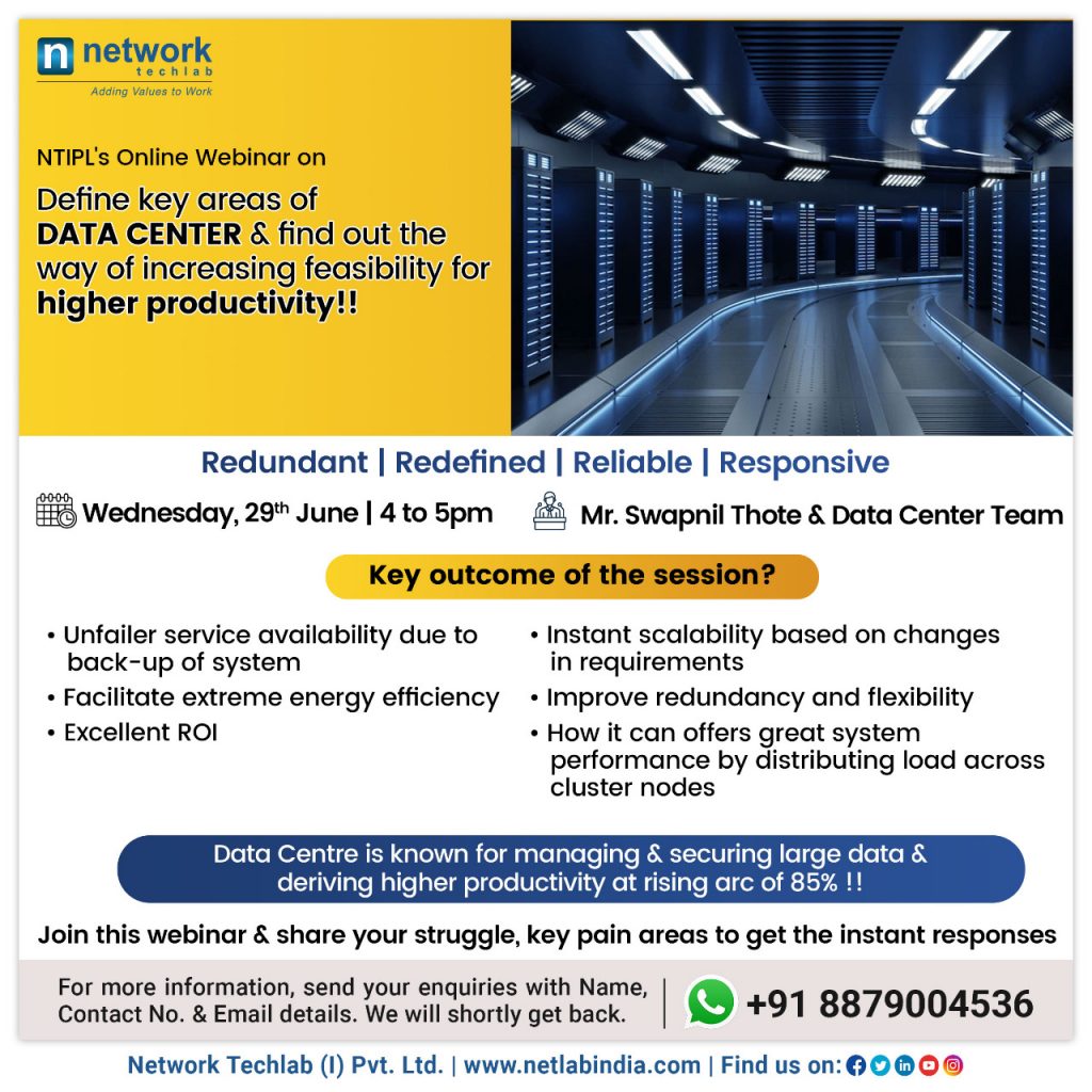 Data Center Webinar – Power – June | Network Techlab